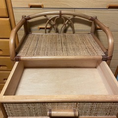 【決まりました】ラタン　チェストの画像