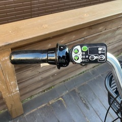 電動自転車　YAMAHA kiss mini　      　8.7ah搭載！　4段階中4 　良バッテリー　実用量75%〜100%　　　　　　　　　　　　　   の画像