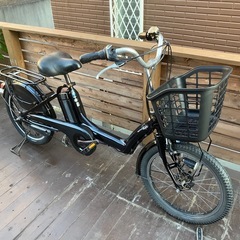 電動自転車　YAMAHA kiss mini　      　8.7ah搭載！　4段階中4 　良バッテリー　実用量75%〜100%　　　　　　　　　　　　　   の画像