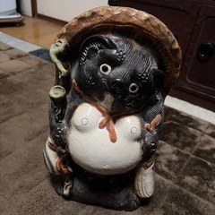信楽焼 たぬき置物の画像