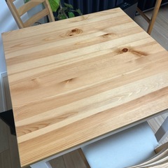IKEA  テーブル　チェア2脚セットの画像