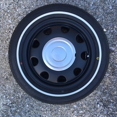 ホワイトリボン仕様 スズキ純正 ホイールセットの画像