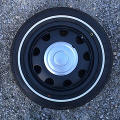 ホワイトリボン仕様 スズキ純正 ホイールセットの画像