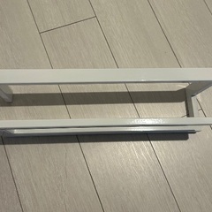 【無料】山﨑実業　スリッパラック　ホワイトの画像