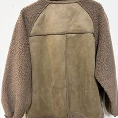 JUNOAHフェイクムートンボア　ライダースジャケットの画像