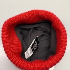 ノースフェイス　ビーニー　ニット帽　裏地付き　の画像