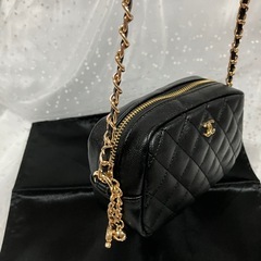 未使用 CHANEL シャネル ノベルティ ショルダーバッグ　ブラック②  の画像