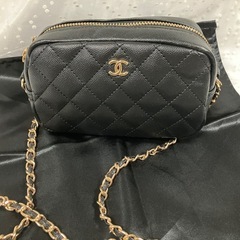 未使用 CHANEL シャネル ノベルティ ショルダーバッグ　ブラック②  の画像