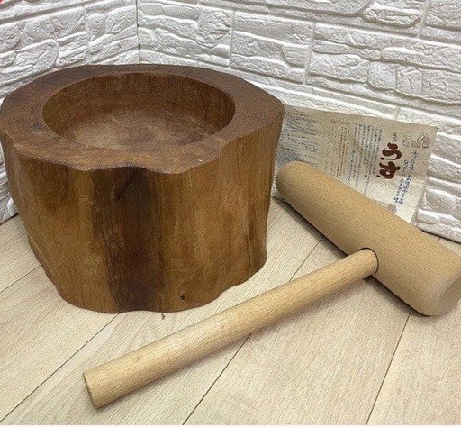 きね うす 杵 臼 餅つき