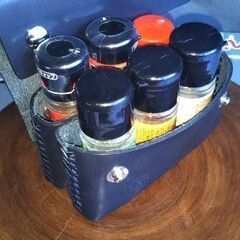 ★本皮　調味料、小物ケース★の画像