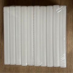 DVD 2枚収納ハードケースケース ホワイト（7個）の画像