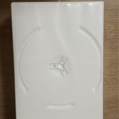 DVD 2枚収納ハードケースケース ホワイト（7個）の画像