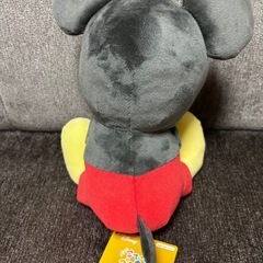 【新品】ミッキーマウス ぬいぐるみ 約30cm タグ付きの画像