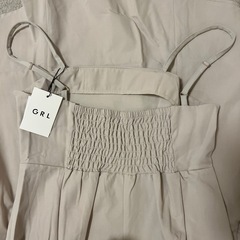 白ワンピース　タグ付きの画像