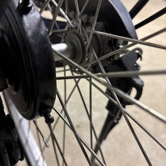 ブルー26インチ自転車の画像