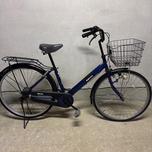 ブルー26インチ自転車