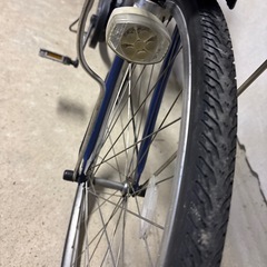 ブルー26インチ自転車の画像