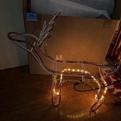 トナカイ　イルミネーション　クリスマスの画像