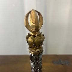 手鈴と専用台座のセット　アンティーク当時物昭和レトロ　の画像