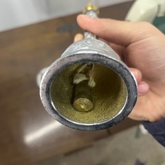 手鈴と専用台座のセット　アンティーク当時物昭和レトロ　の画像