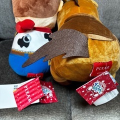 【新品】ウッディとブルズアイのぬいぐるみセットの画像