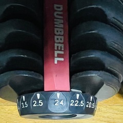 ダイヤル可変型ダンベル 2.5kg-24kg(15段階)Wild Fitの画像