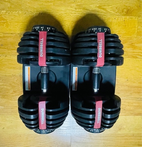 ダイヤル可変型ダンベル 2.5kg-24kg(15段階)Wild Fit