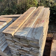 厚めの杉板約200枚　ほぼ未使用　DIYに！の画像