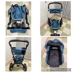 ピッコロカーネ　ベント　【カラー】ブルー　ペットカート
の画像