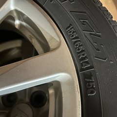引き取り者確定！スタッドレスタイヤ(ゴムのみ)！155/65R14の画像