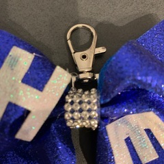 チアリボン　キーホルダー　ブルー　✨✨の画像