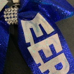 チアリボン　キーホルダー　ブルー　✨✨の画像