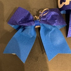 チアリボン　キーホルダー　ブルー　✨✨の画像