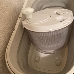お取引決まりました　無印 ポリプロピレンケース 折りたたみバケツ 野菜水切器の画像
