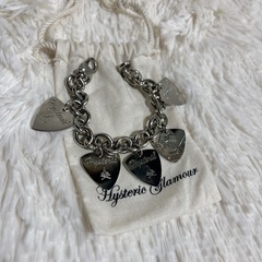 【新品未使用】HYSTERIC GLAMOR ギターピック チェーンブレスレットの画像