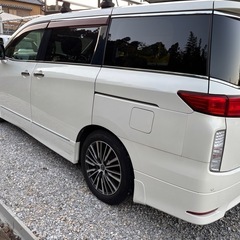 エルグランド e52 ヒッチメンバー　純正ナビ　車検ありの画像