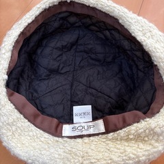 SOUP ベレー帽 アイボリーの画像