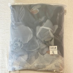 ロングスカート　シフォン　フラワー　バタフライ　ダンス　舞台　衣装 白 Lの画像