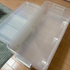 【お渡し先決定】ベッド下収納ケース4個セット