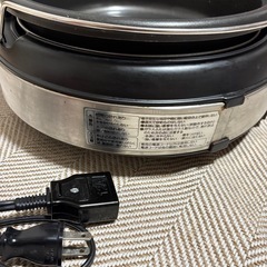 値下げ！電気鍋　1〜2人前用　ホットプレートの画像