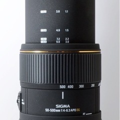 超美品！SIGMA 50-500mm F4-6.3 EX DG SONY A用  1ヶ月動作補償あり！ 安心のゆうパック代引き発送！ 送料、代引き手数料無料！の画像