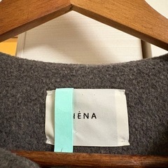 IENA ノーカラーロングコートの画像