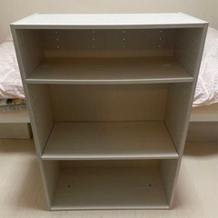 【美品】早い者勝ち！ニトリ　連結できるNカラボ ワイド３段の画像