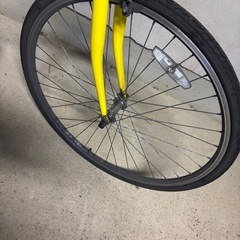 イエロー自転車の画像