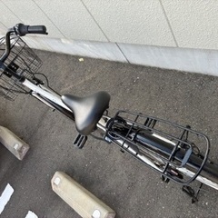 6段変速機付きシティサイクル 鍵付き の画像