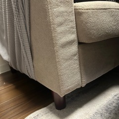 ソファ　クッション付きの画像