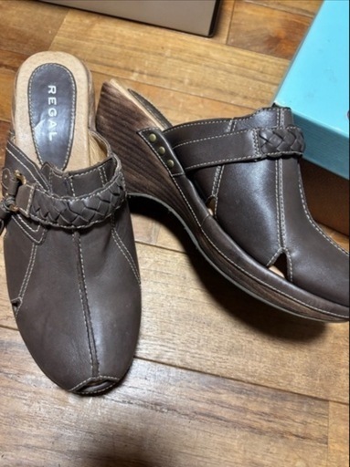 REGAL(革サンダル:新品未使用)