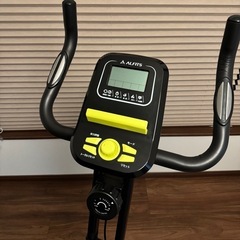 【お取引者決定】美品　ALINCO アルインコ フィットネスバイク エアロバイク  AFBX4721 グリーンの画像