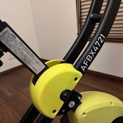 【お取引者決定】美品　ALINCO アルインコ フィットネスバイク エアロバイク  AFBX4721 グリーンの画像