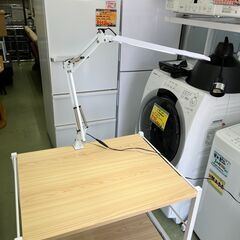 【リサイクルショップ ピカソ 小松原】💡✨2022年製✨クランプ式 LEDアームライト（オーム電機 AS-LS28B-W）🦢💡★0193★の画像